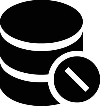 Storage data icon symbol image for database illustration vector