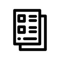 file icon. line icon for your website, mobile, presentation, and logo design. vector