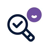 search icon. dual tone icon for your website, mobile, presentation, and logo design. vector