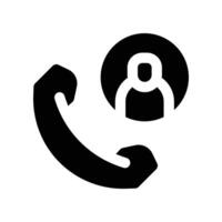 customer call icon. glyph icon for your website, mobile, presentation, and logo design. vector