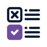 checklist icon. dual tone icon for your website, mobile, presentation, and logo design. vector