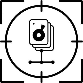 Storage data icon symbol image for database illustration vector