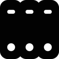Storage data icon symbol image for database illustration vector