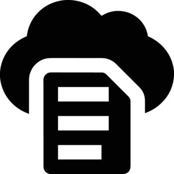 Storage data icon symbol image for database illustration vector