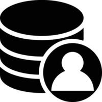 Storage data icon symbol image for database illustration vector