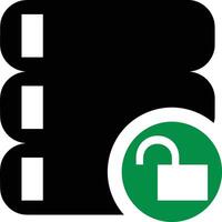 Storage data icon symbol image for database illustration vector