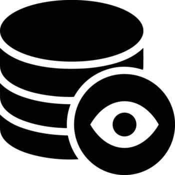 Storage data icon symbol image for database illustration vector