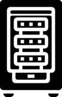 Storage data icon symbol image for database illustration vector