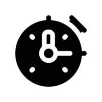 stopwatch icon. glyph icon for your website, mobile, presentation, and logo design. vector