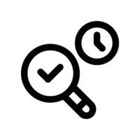 search icon. line icon for your website, mobile, presentation, and logo design. vector