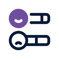 reaction icon. dual tone icon for your website, mobile, presentation, and logo design. vector