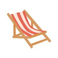 Chaise longue. Icon on a white background. vector
