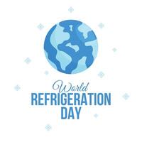 World Refrigeration Day design template. cold ice icon. ice flower evctor eps 10. vector
