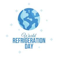 World Refrigeration Day design template. cold ice icon. ice flower evctor eps 10. vector