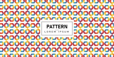simple geometric pattern. pattern with gradient color line texture on white background vector