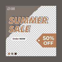 Sale Social Media Post Template vector