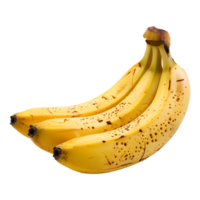 banana, fresco e vibrante, isolado em transparente fundo png