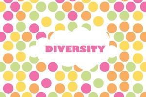 Diversity Day with Abstract Background for Your Graphic Resource vector