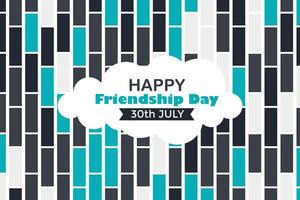 Happy Friendship Day 30 July Abstract Background for Your Graphic Resource vector