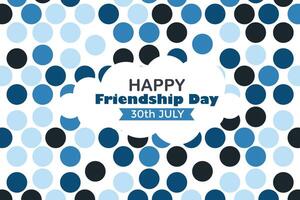 Happy Friendship Day 30 July Abstract Background for Your Graphic Resource vector