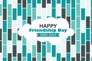 Happy Friendship Day 30 July Abstract Background for Your Graphic Resource vector