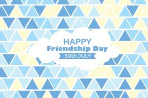 Happy Friendship Day 30 July Abstract Background for Your Graphic Resource vector