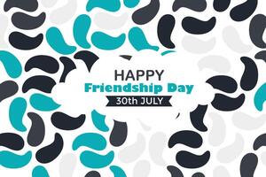 Happy Friendship Day 30 July Abstract Background for Your Graphic Resource vector