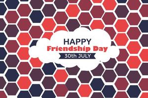 Happy Friendship Day 30 July Abstract Background for Your Graphic Resource vector