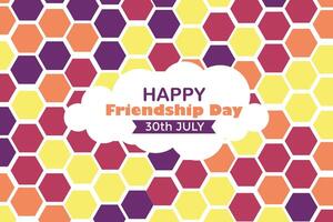 Happy Friendship Day 30 July Abstract Background for Your Graphic Resource vector