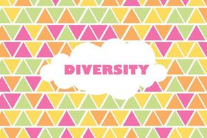 Diversity Day with Abstract Background for Your Graphic Resource vector