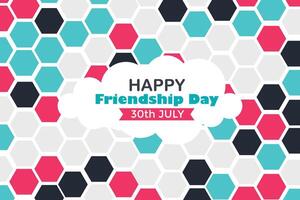 Happy Friendship Day 30 July Abstract Background for Your Graphic Resource vector