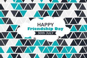 Happy Friendship Day 30 July Abstract Background for Your Graphic Resource vector