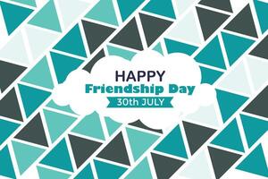 Happy Friendship Day 30 July Abstract Background for Your Graphic Resource vector