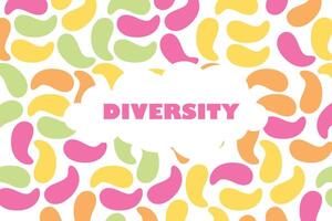 Diversity Day with Abstract Background for Your Graphic Resource vector