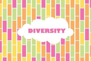Diversity Day with Abstract Background for Your Graphic Resource vector