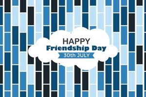 Happy Friendship Day 30 July Abstract Background for Your Graphic Resource vector