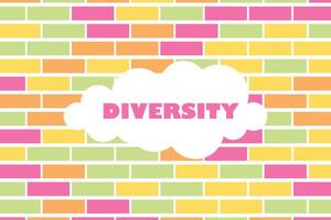 Diversity Day with Abstract Background for Your Graphic Resource vector