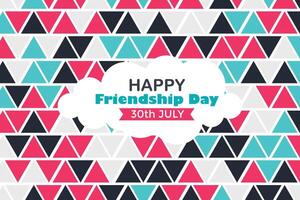 Happy Friendship Day 30 July Abstract Background for Your Graphic Resource vector