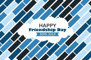 Happy Friendship Day 30 July Abstract Background for Your Graphic Resource vector