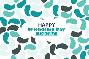 Happy Friendship Day 30 July Abstract Background for Your Graphic Resource vector