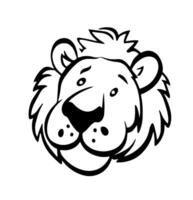 Adorable Lion Cartoon Illustration vector