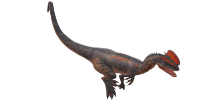 dilophosaurus en un transparente antecedentes png