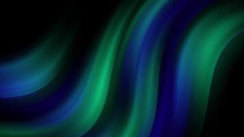 blauw en groen wazig helling golven abstract beweging achtergrond. video