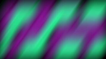 luz verde embaçado gradiente ondas abstrato movimento fundo. video
