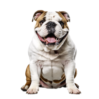 pug dog sitting isolated transparent png