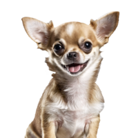 Cihuahua Hund Hündchen Porträt isoliert transparent png