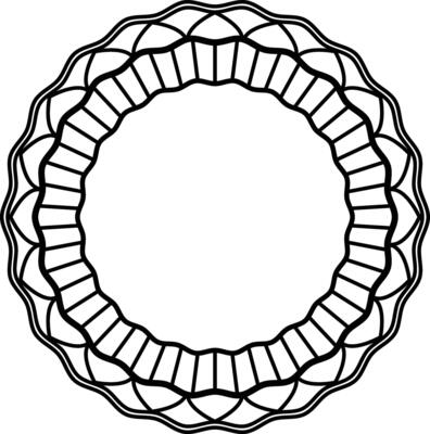 Decorative mandala, spirograph element that you can use in any design. Decorative element that you can use in any design such as logo, background, frame, etc.