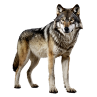 Wolf Stehen isoliert transparent png