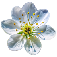 Isolated flower on transparent background png