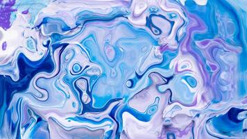 Blue Oil Liquid Abstrack Animation Background video